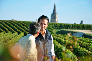 Edouard Moueix in vineyard