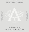 Label for Domaine Anderson Estate Chardonnay