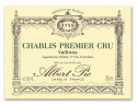 Label for Albert Pic Chablis Premier Cru Vaillons
