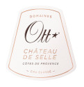Label for Domaines Ott Château de Selle Côtes de Provence Rosé