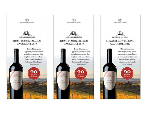 Shelf Talker for {materiallist:brand_name} Rosso Cru Gauggiole 2019