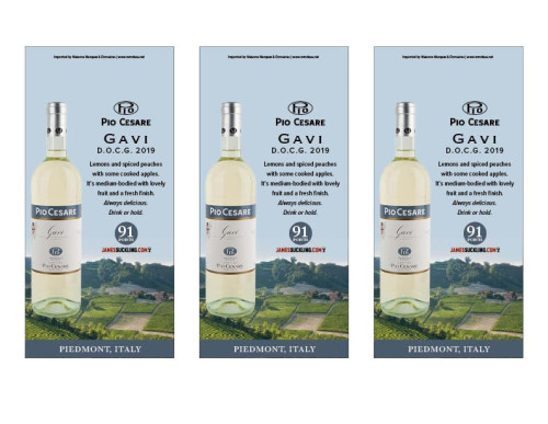 Shelf Talker for {materiallist:brand_name} Cortese di Gavi DOCG 2019