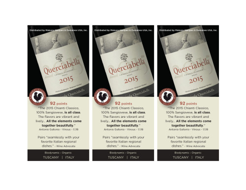 Shelf Talker for {materiallist:brand_name} Chianti Classico DOCG 2015