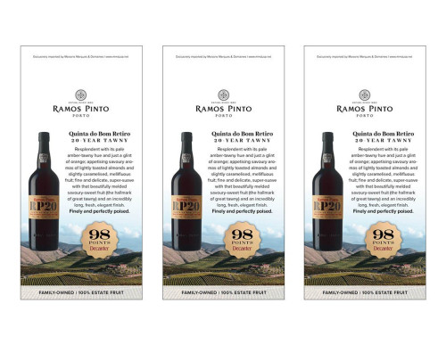 Shelf Talker for {materiallist:brand_name} Quinta do Bom Retiro 20-year Tawny Non-Vintage