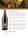 Sell Sheet for Domaine Anderson Estate Pinot Noir 2017