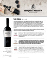 Sell Sheet for Marqués de Murrieta Dalmau Reserva 2016
