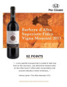 Sell Sheet for Pio Cesare Barbera d’Alba Fides Vigna Mosconi DOC 2017