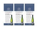 Shelf Talker for Domaines Schlumberger Pinot Blanc Les Princes Abbés 2015