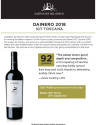 Sell Sheet for Castiglion del Bosco Dainero 2018
