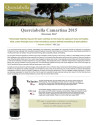 Sell Sheet for Querciabella Camartina 2015