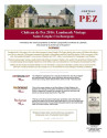 Sell Sheet for Château de Pez  Château de Pez  2016